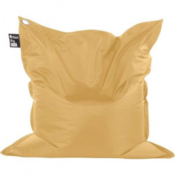 COTTON WOOD Pouf géant imperméable Java - 110 x 130 cm - Jaune ocre