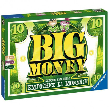 BIG MONEY Jeu de société Ravensburger - 2 a 5 joueurs - 8 ans et +