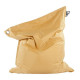 COTTON WOOD Pouf géant imperméable Java - 110 x 130 cm - Jaune ocre