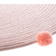 ATMOSPHERA FOR KIDS Tapis Gros Pompons - Rose