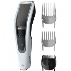 PHILIPS HC5610/15 Tondeuse Cheveux/Barbe Serie 5000 - 3 sabots - 28 hauteurs (0,5 a 28mm) - Lames DualCut - 100% étanche