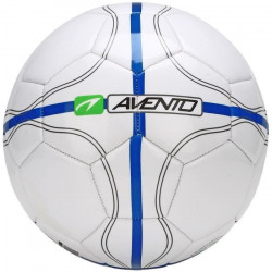 AVENTO Ballon de football - Blanc, bleu et gris