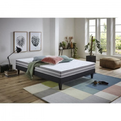 DORMIPUR Matelas 140x190cm - Mousse mémoire de forme - 16cm