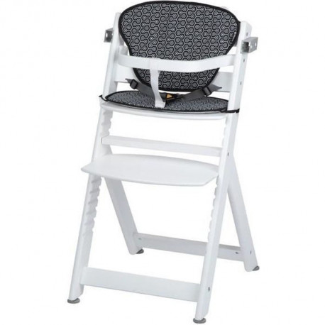 Safety 1st Chaise haute Timba avec coussins Blanc et gris