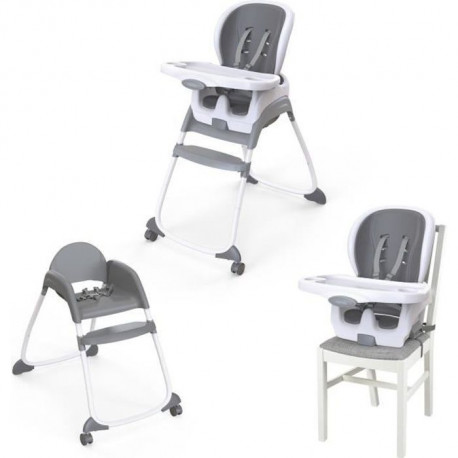INGENUITY Chaise haute bébé SmartClean Trio 3-en-1 High Chair - Slate