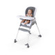 INGENUITY Chaise haute bébé SmartClean Trio 3-en-1 High Chair - Slate