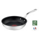 TEFAL H8210202 Pierre Gagnaire - Poele inox antiadhésive - 20 cm - Tous feux dont induction