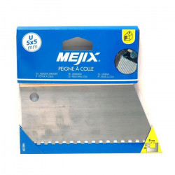 MEJIX Peigne a colle manche bois 185 mm U 5x5