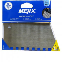 MEJIX Peigne a colle manche bois 185 mm U 9x9