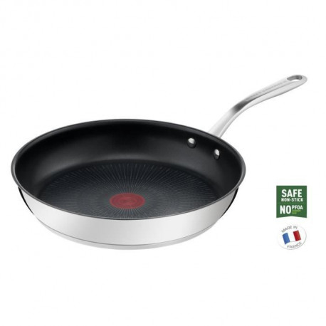 Tefal H8210723 Pierre Gagnaire Poele inox antiadhésive 30 cm tous feux dont induction
