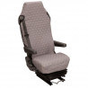 Housse Coton MatelasséeE Gris 80% Coton 20% Polyester