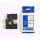 Ruban BROTHER - TZEN201 - 3.5mm Noir sur fond Blan  - Qt 1
