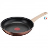 TEFAL G2540302 Poele 22cm ECO-RESPECT - Antiadhésive - Tous feux dont inductionMarron