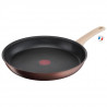 TEFAL G2540602 Poele 28 cm ECO-RESPECT - antiadhésive - Tous feux dont inductionMarron