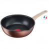 TEFAL G2540802  Poele 26 cm ECO-RESPECT - antiadhésive - Tous feux dont inductionMarron