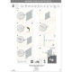 Saint-Gobain Fond de hotte en verre ART DECO 2 obtenu par Impression digitale + émaillage45X90
