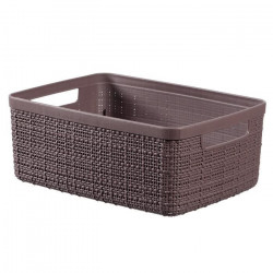 CURVER Paniere en jute - Rectangulaire - 5 L - 100% Recyclé