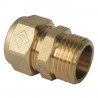 SOMATHERM Raccord mâle a compression PER droit Ø 25 - Ø filetage 1