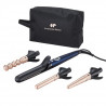 CONTINENTAL EDISON - CECB4GBL Coffret coiffure 4 en 1 - 220? - Bleu et Or