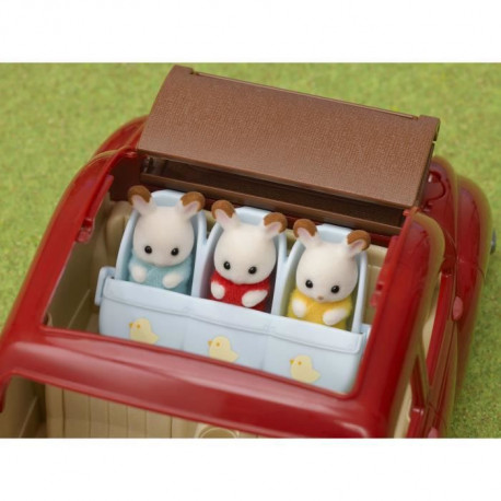 SYLVANIAN FAMILIES La poussette triple Pour Enfant - Le village