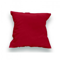 SOLEIL d'OCRE Lot de 2 Taies d'oreiller 100% Coton 65x65 cm Rouge