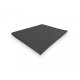 SOLEIL d'OCRE Drap plat Camille - Coton percale - 260 x 300 - anthracite