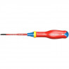 Tournevis Slim isolé 1000V empreinte Prozidriv BORNEO FACOM - ATDB1X100TVE.PB