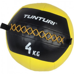 TUNTURI Balle murale wall ball crossfit 4kg jaune