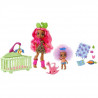 CAVE CLUB Coffret Histoire des Cavernes Baby-sitting Poupée Fernessa 20 cm et Bébé des Cavernes Furrah