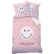 SMILEY Housse de couette + Taie - 140 x 200 cm - Sunday