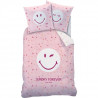 SMILEY Housse de couette + Taie - 140 x 200 cm - Sunday