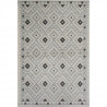 MEZA Tapis de salon - 120 x 160 cm - Gris clair - 100% Polypropylene