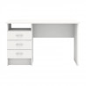 TVILUM Bureau contemporain blanc mat - L 120,1 cm  - FUNCTION