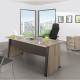 GAMI Ensemble Bureau L 140 + Caisson 2 tiroirs - Décor bois - SALSA