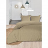 SOLEIL d'OCRE Parure de couette Boheme - Microfibre lavée - 220 x 240 cm - Lin