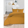 SOLEIL d'OCRE Parure de couette Boheme - Microfibre lavée - 220 x 240 cm - Jaune moutarde