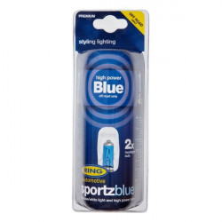 2 ampoules 80w SPORTZ BLUE H7 RING