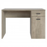 AVENIR Bureau 1 porte 1 tiroir - Décor chene - L 110 x P 55 x H 73,5 cm