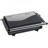 Bestron Gril a panini 750 W Argenté et noir Acier inoxydable APG150