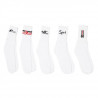 Lot de 10 paires de chaussettes de Tennis Fantaisie Blanc