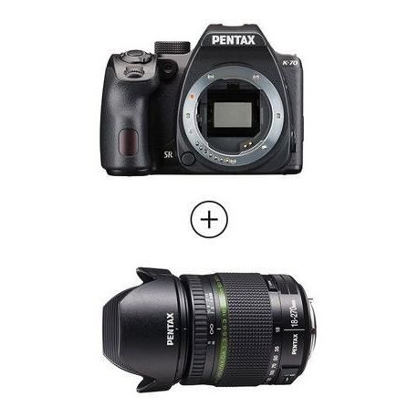 PENTAX 1624201 - Kit K70 Appareil Photo Reflex +  Objectif 18-270mm f/ 3.5-6.3 ED SDM