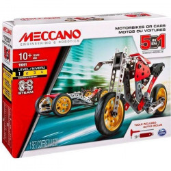 MECCANO Voiture et moto - 5 modeles