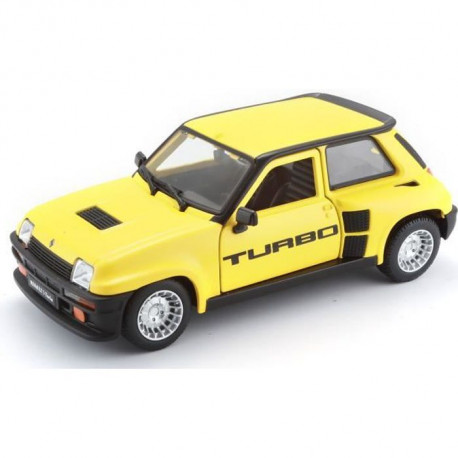 BBURAGO Voiture Renault R5 Turbo 1 1/24eme - Jaune