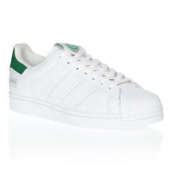 ADIDAS Baskets - Superstar - Blanc/vert - Homme