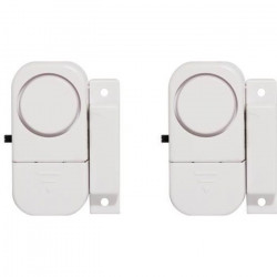 CHACON Lot de 2 mini-alarmes détecteurs d'ouverture et avertisseur d'entrée
