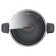 TEFAL G2874602 La Recyclée faitout 24cm+Couvercle, 100% Aluminium recyclé, revetement anti-adhésif, tous feux dont induction