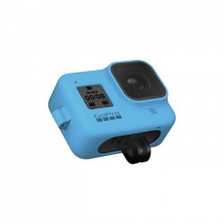 Housse Bleu et Cordon pour GoPro Hero8 Black