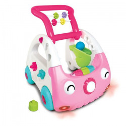 INFANTINO Mini car découverte 3 en 1 rose