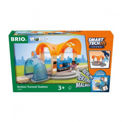 Brio World Gare Smart Tech Sound - Accessoire pour circuit de train en bois - Actions STEM - Ravensburger - Mixte des 3 ans -…