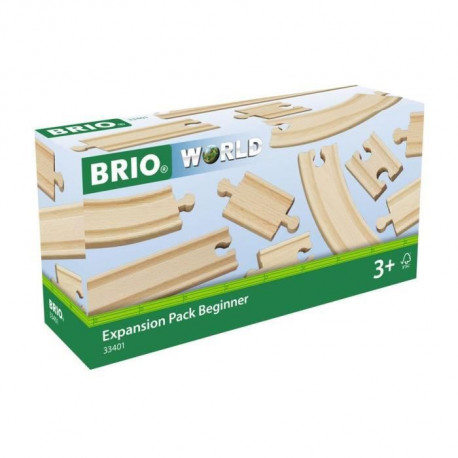 Brio World Coffret Evolution Débutants -11 Rails - Accessoire pour circuit de train en bois - Ravensburger - Mixte des 3 ans …